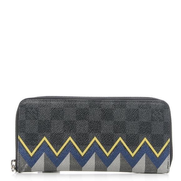 Louis Vuitton Damier Graphite Karakoram Zippy Vertical Wallet - Picture 1 of 8